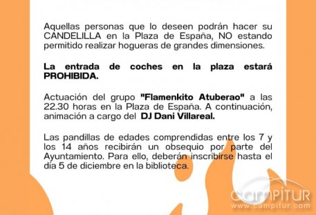 Usagre celebra las tradicionales Candelillas 2024 con música, obsequios y actividades para todas las edades  