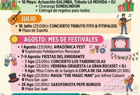 Ahillones ya tiene agenda cultural para 2026